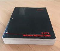 Manuel d'entretien Acura 3.2 TL  1999  Service/Shop Manual