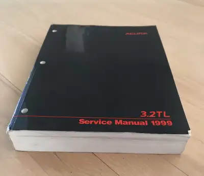 Manuel d'entretien Acura 3.2 TL 1999 payé $120 1999 Acura 3.2 TL Service Manual paid $120
