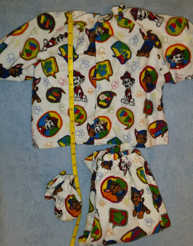 Baby PJs Paw Patrol 3 Piece Flannel Pajamas Size 3-9 Months in Clothing - 3-6 Months in Truro - Image 4