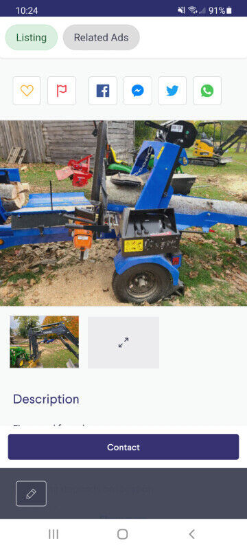 Firewood  & wood processor for hire in Other in Peterborough