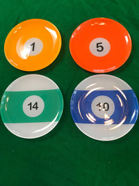 Luminarc Pool Ball Snack Plate Set