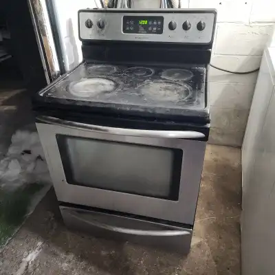 Frigidaire Electric Oven Glass top Stainless Black, View more