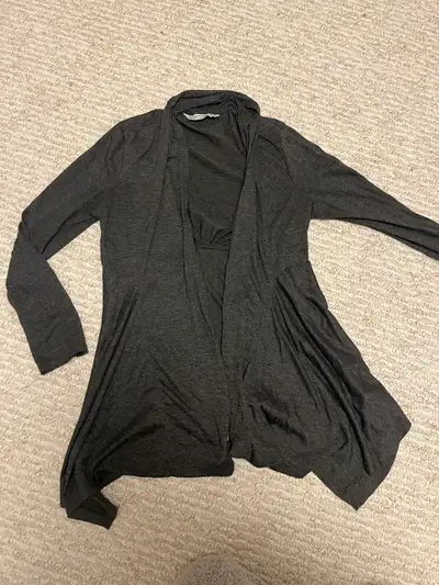 ladies size M dark grey summer cardigan , View more