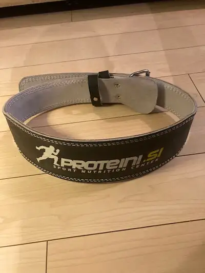 Proteini.SI Leather Weight Lifting Belt Training Back support, View more