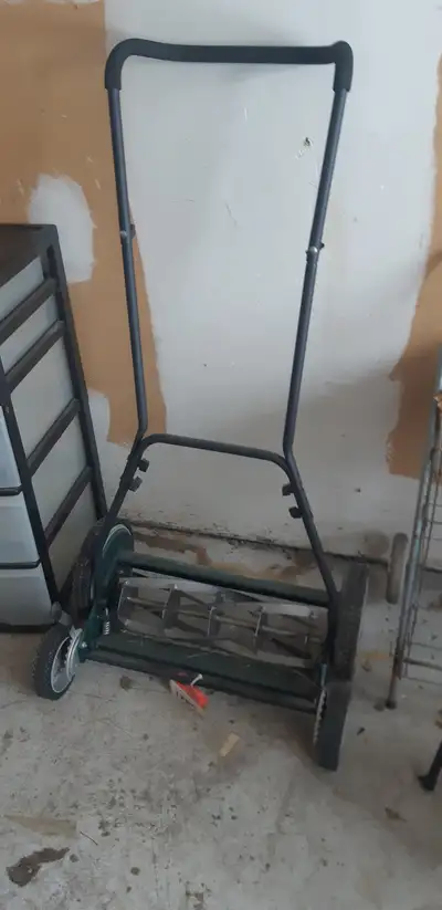 Yardworks lawn push reel mower, View more