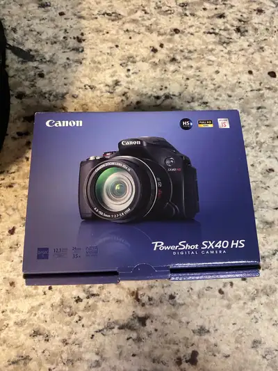 DISPLAY CANON PowerShot SX40 HS 12MP Digital Camera (Like New), View more