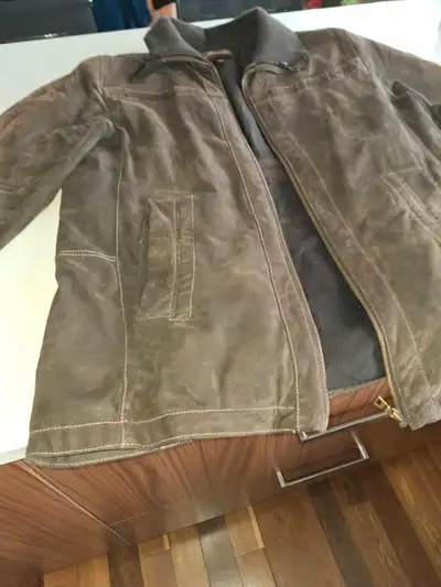 manteau pour homme cuir veritable, View more