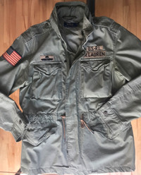 De. POLO  RALPH  LAUREN manteau de Style  militaire  M 65