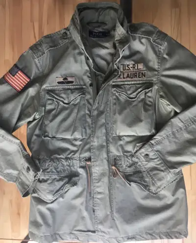 De. POLO  RALPH  LAUREN manteau de Style  militaire  M 65, View more