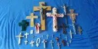 Collection de croix et crusifix