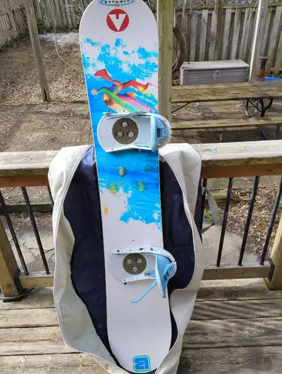 Burton Snowboard, boots and bag, View more