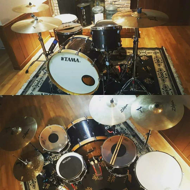 Tama Silverstar all birch shells in Midnight Gold Sparkle in Drums & Percussion in Hamilton - Image 2