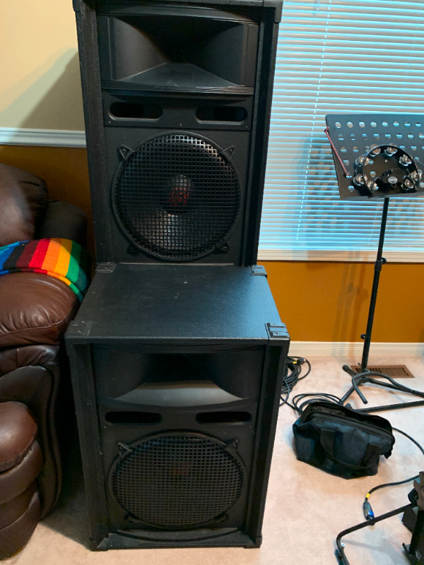 600 watt 15 inch p/a speakers in Pro Audio & Recording Equipment in Barrie - Image 3