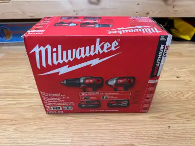 Milwaukee M18 Drill & Impact Combo Kit – NEW IN BOX, View more