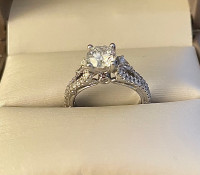 14k 1.52 tcw Diamind engagement ring 