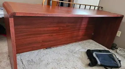 Large solid wood desk, View more