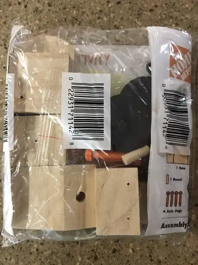 Home Depot Wooden Riding Lawn Mower Building Kit, NEW, View more