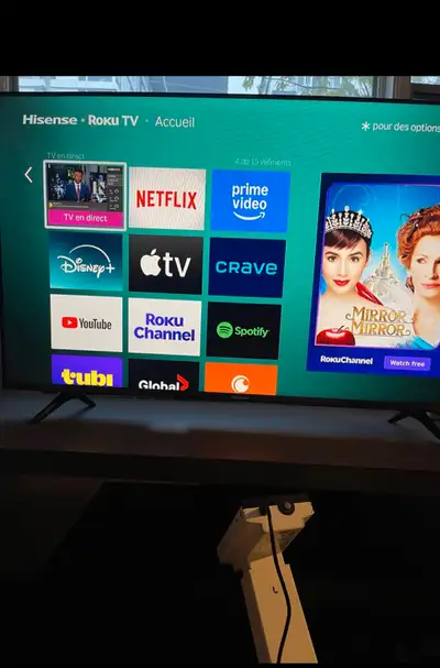 Hisense 43” smart TV, View more