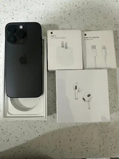iPhone 14 Pro 128gb **Accessories Pkg/Delivery**, View more