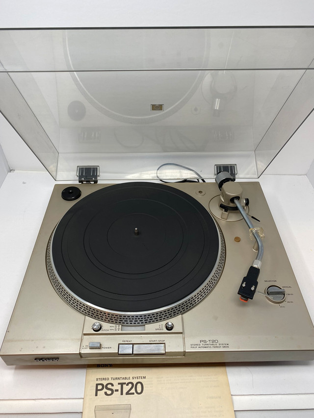 Sony PS-T20 Turntable Record Player with Manual and Cover in General Electronics in Cambridge - Image 3