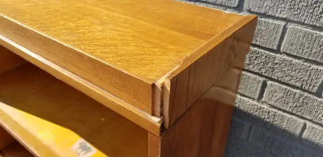 Prestonia barrister bookcase gold 3 tier 4 part gold oak no door in Bookcases & Shelving Units in Ottawa - Image 7