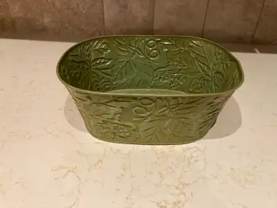 GREEN TIN CONTAINER, View more