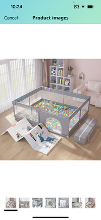 Extra large baby playpen with mat #415