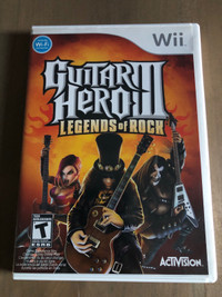 Guitar Hero III Legends of Rock CIB Nintendo Wii