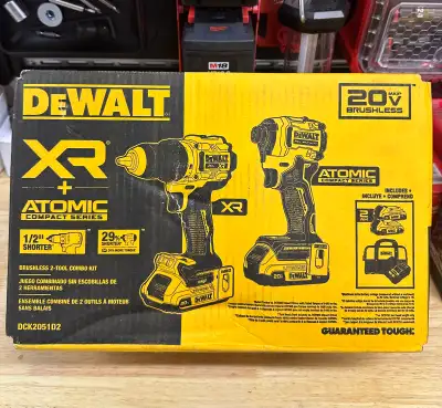 Dewalt 20v Max XR Drill/Impact 2-Tool Combo Kit, View more
