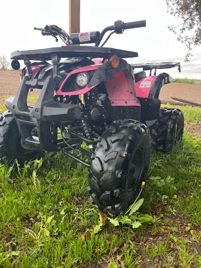 2021 kids 4 wheeler. 125cc 2x4. Runs great. Headlights work. One shifter for forward, neutral, and r...