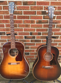 Gibson and Taylor Acoustic-Electric Guitars