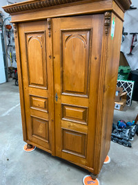 Antique Solid Wood Armoire
