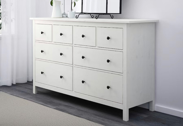Hemnes 8-Drawer Dresser - White (Ikea) | Dressers & Wardrobes | Oshawa /  Durham Region | Kijiji