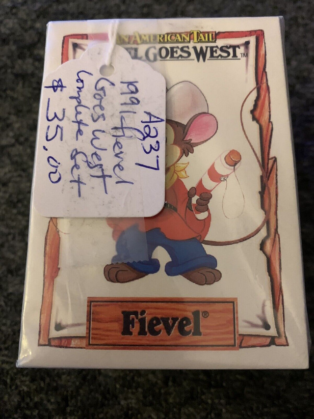 American Tale Fievel Goes West Conplete Set 1991 Booth 263 in Arts & Collectibles in Edmonton
