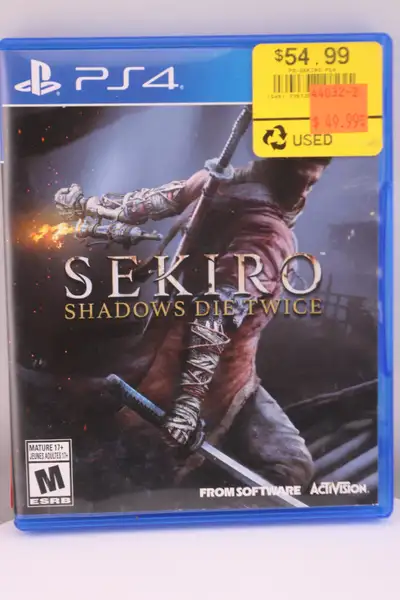 Sekiro- Shadows Die Twice- Gamer for PS4 (#44032-1), View more