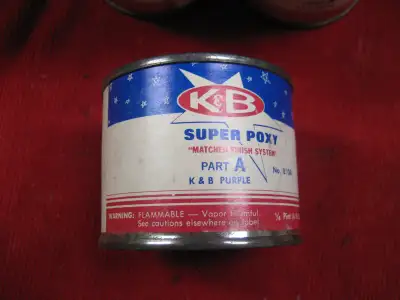 AVION RC PEINTURE EPOXY PAINT K&B PURPLE PART A 4 OZ, View more