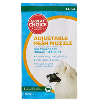 Grreat Choice® Adjustable Mesh Dog Muzzle, View more