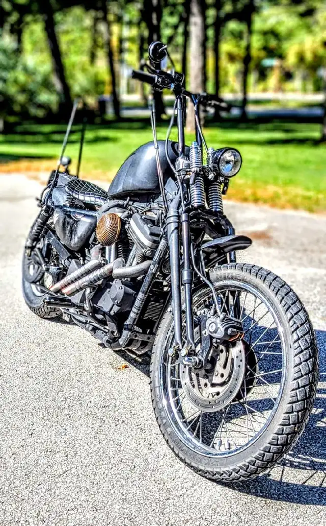 One-of-a-Kind 2012 Harley Iron 883 – Mad Max Custom Beast in Street, Cruisers & Choppers in Barrie - Image 2