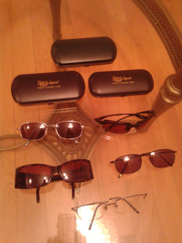5 Sets of Sunglasses with Case, Rarely be Used, Like New, $5/Set
