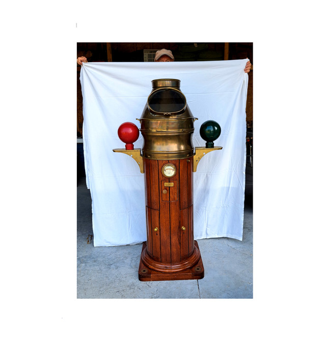 Antique Steam Ships Nautical COMPASS in Arts & Collectibles in Owen Sound