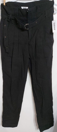 GARAGE PLEATED PANT WITH BELT (size XS)
