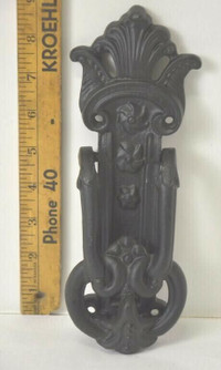 Antique looking Long cast Iron Door knocker
