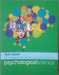 TEST BANK Psychological Science, 4th Edition 2013 by Huffman