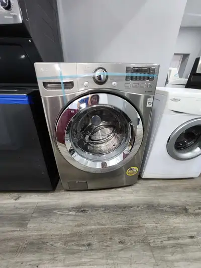 LG STAINLESS STEEL FRONT LOAd washer , View more