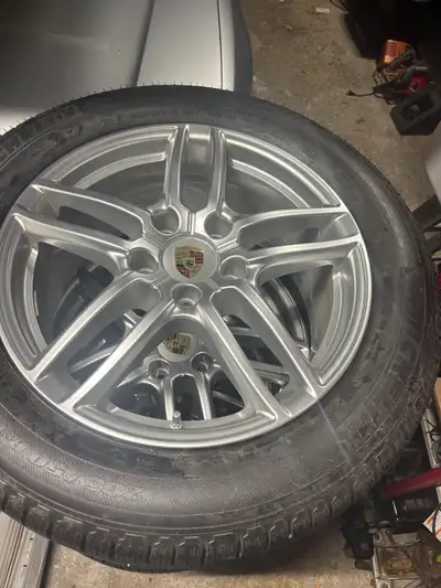 Full set of Porsche wheels with Michelin latitude 265/50R19. Tires are like new.