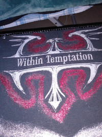 Bran new within tempation music band wall frame t shirt