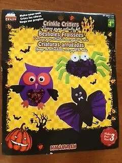 New Assorted craft kits for Halloween 5 kits in total (two of the Halloween 3D Cat Craft kits) Comes...