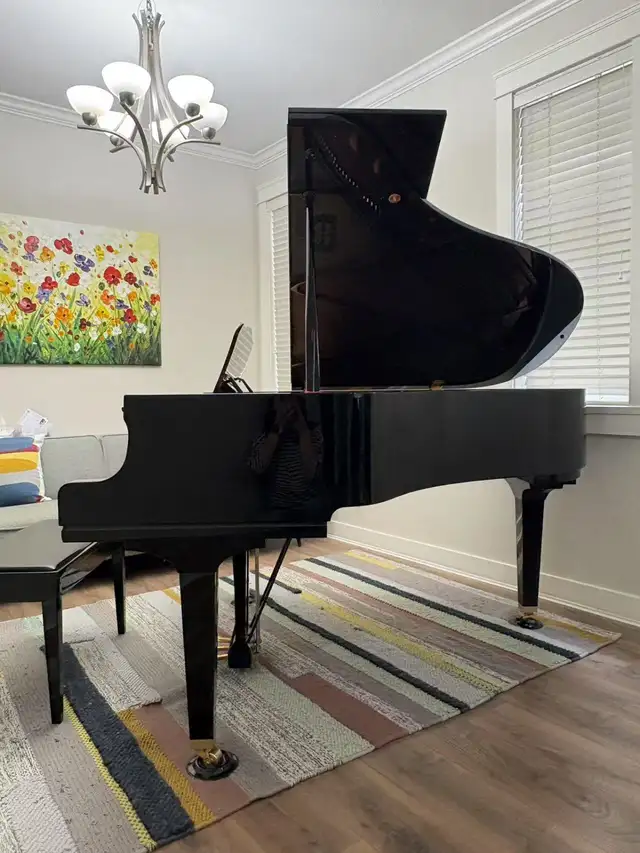 Yamaha GC2 Baby Grand Piano (2.5 Years Old) in Pianos & Keyboards in Richmond - Image 5