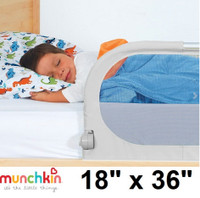 MUNCHKIN SLEEP SAFETY BEDRAIL, 18" X 36" - GREY (MODEL: MKCA0509