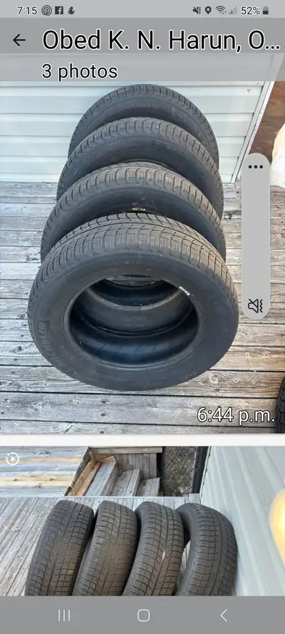 Good looking winter tires used for one season